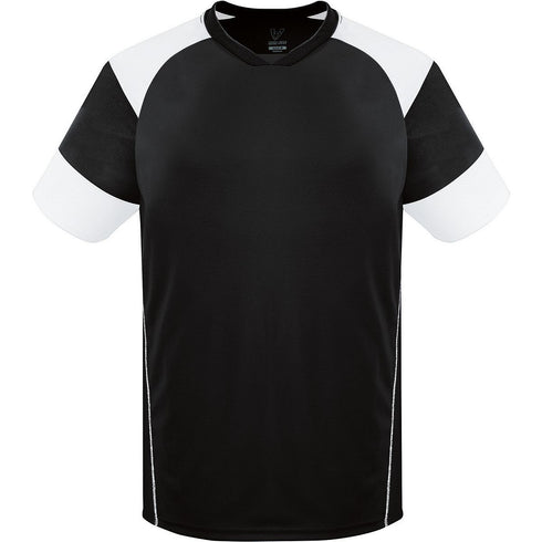 Russell Athletic Youth Mundo Jersey (322861-C), Color 'Black/Black/White'